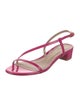 Stuart Weitzman Patent Leather Slingback Sandals