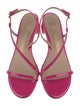 Stuart Weitzman Patent Leather Slingback Sandals