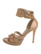 Stuart Weitzman Patent Leather Sandals