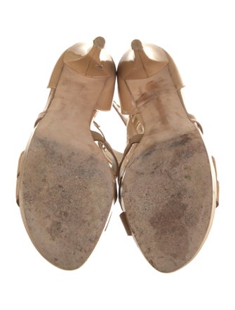 Stuart Weitzman Patent Leather Sandals