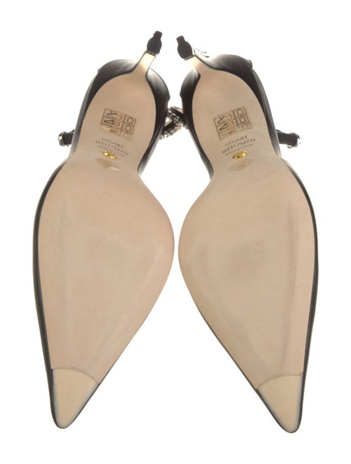 Stuart Weitzman PVC Crystal Embellishments D'Orsay Pumps