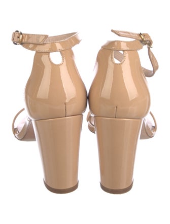 Stuart Weitzman Patent Leather Sandals