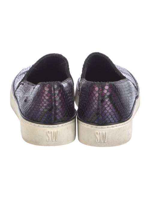 Stuart Weitzman Leather Printed Sneakers