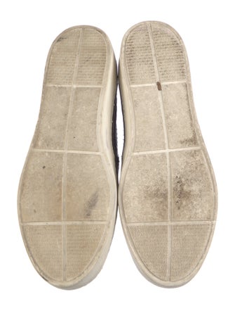 Stuart Weitzman Leather Printed Sneakers
