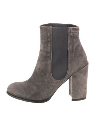 Stuart Weitzman Suede Chelsea Boots