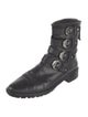 Stuart Weitzman Leather Combat Boots