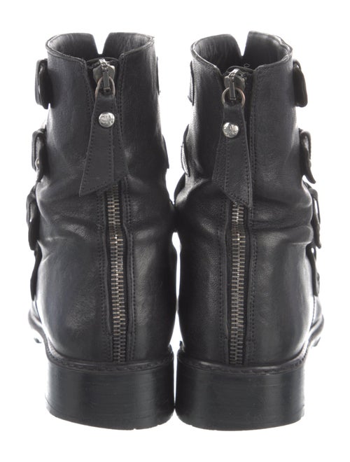 Stuart Weitzman Leather Combat Boots