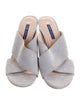 Stuart Weitzman Suede Slides