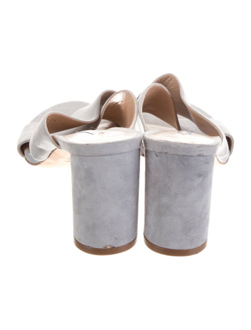 Stuart Weitzman Suede Slides