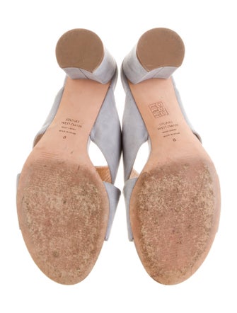 Stuart Weitzman Suede Slides