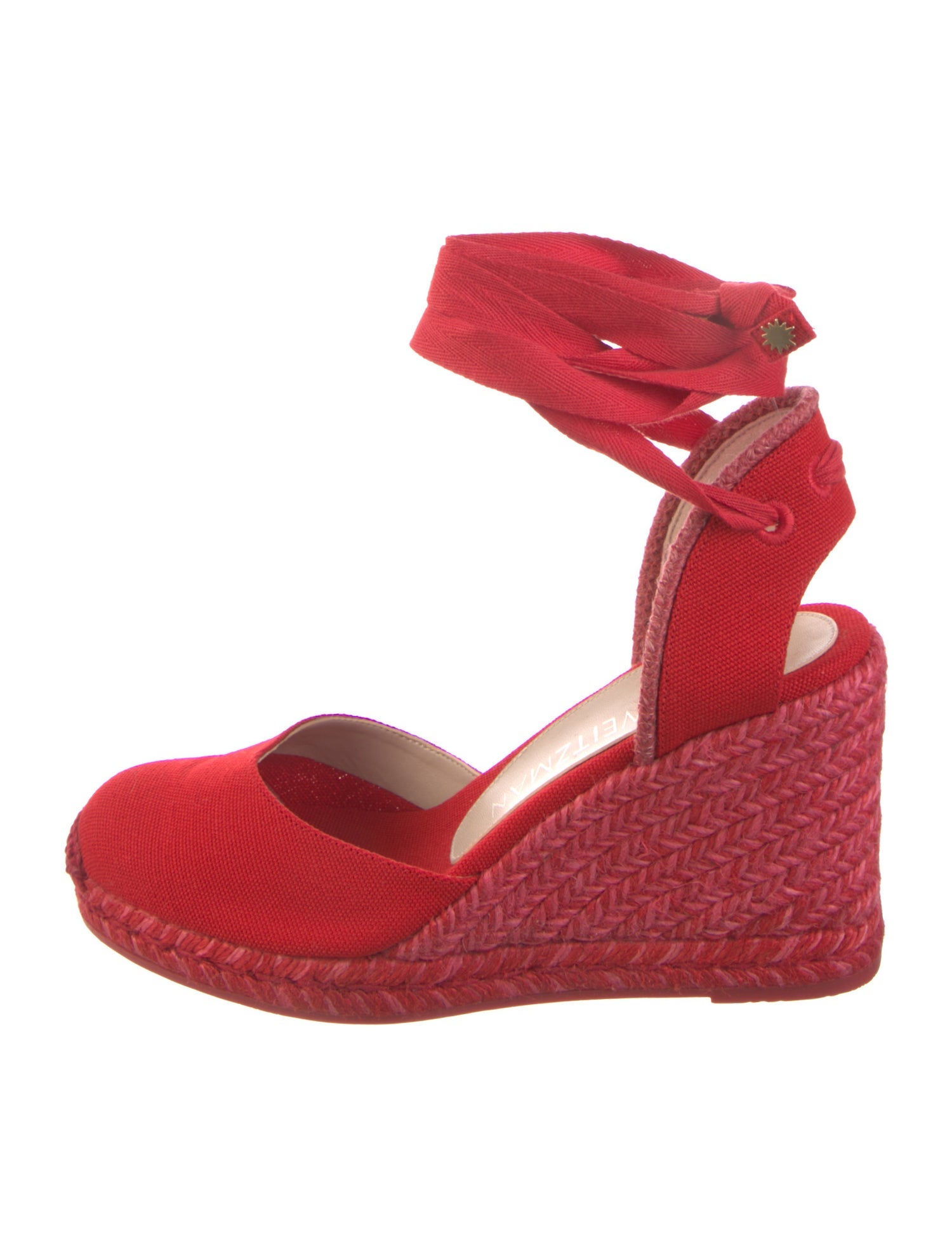 Stuart Weitzman Canvas D'Orsay Pumps