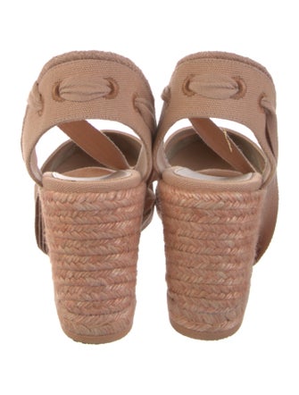 Stuart Weitzman Canvas D'Orsay Pumps