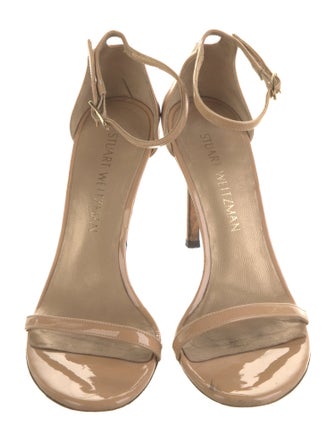 Stuart Weitzman Patent Leather Sandals