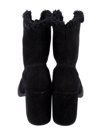 Stuart Weitzman Suede Lace-Up Boots