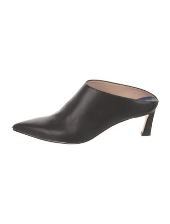 Stuart Weitzman Leather Mules
