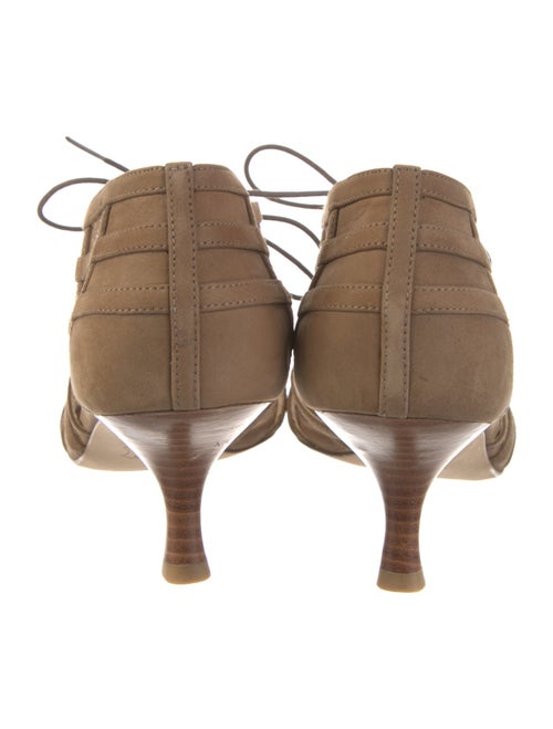 Stuart Weitzman Suede Cutout Accent Gladiator Sandals