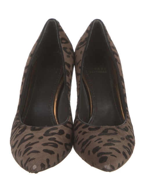 Stuart Weitzman Ponyhair Animal Print Pumps