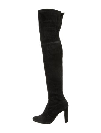 Stuart Weitzman Suede Sock Boots