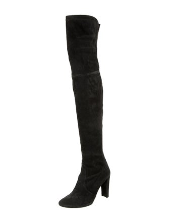 Stuart Weitzman Suede Sock Boots