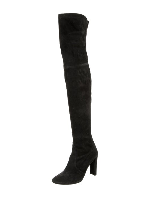 Stuart Weitzman Suede Sock Boots