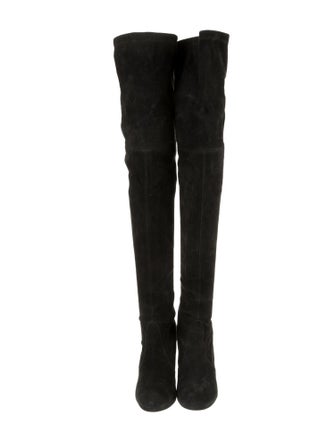 Stuart Weitzman Suede Sock Boots