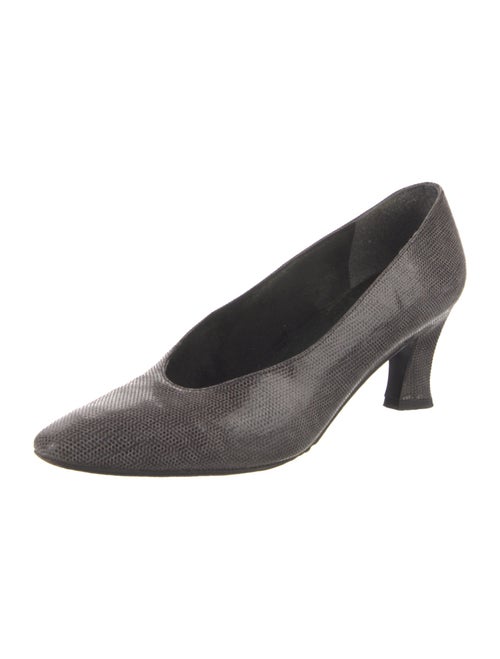 Stuart Weitzman Leather Printed Pumps