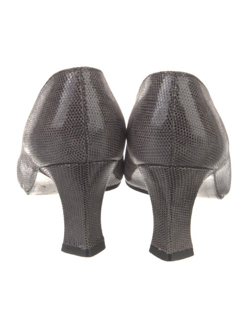 Stuart Weitzman Leather Printed Pumps