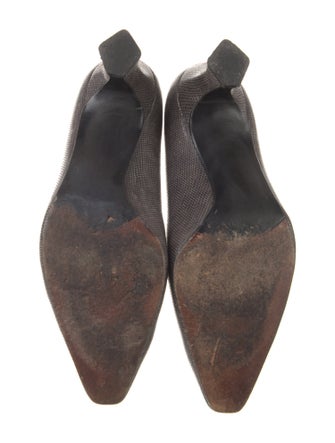 Stuart Weitzman Leather Printed Pumps