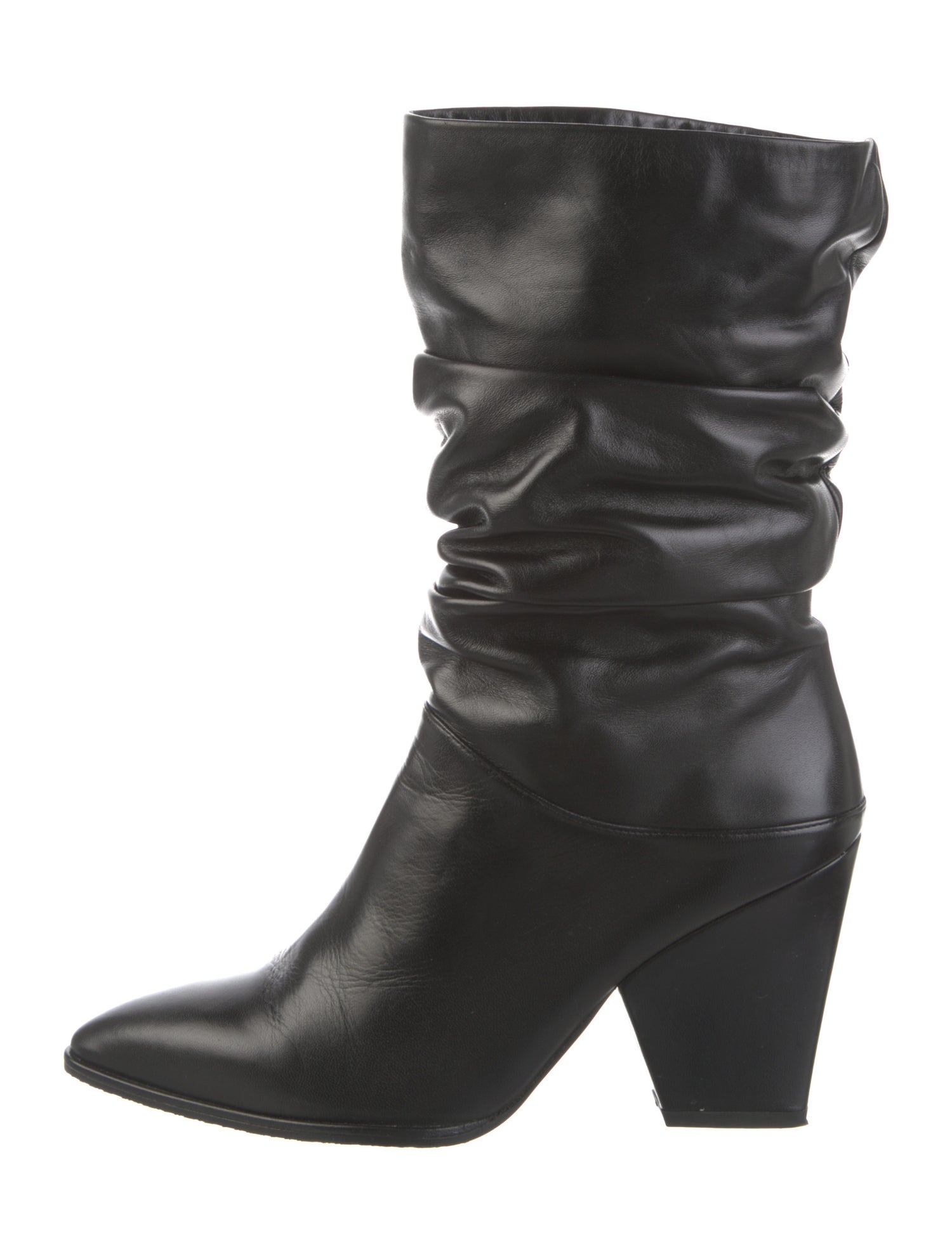 Stuart Weitzman Leather Slouch Boots