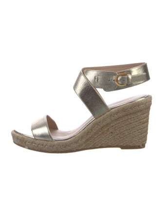 Stuart Weitzman Leather Espadrilles