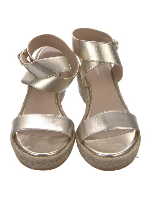 Stuart Weitzman Leather Espadrilles