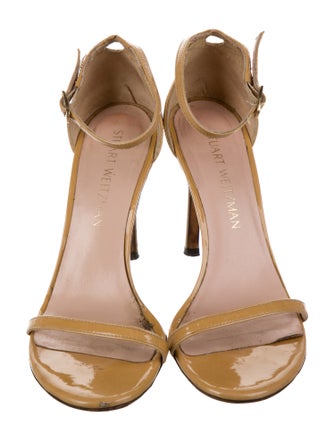 Stuart Weitzman Patent Leather Sandals