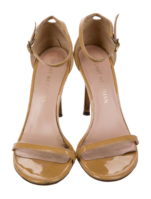 Stuart Weitzman Patent Leather Sandals