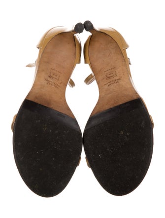 Stuart Weitzman Patent Leather Sandals