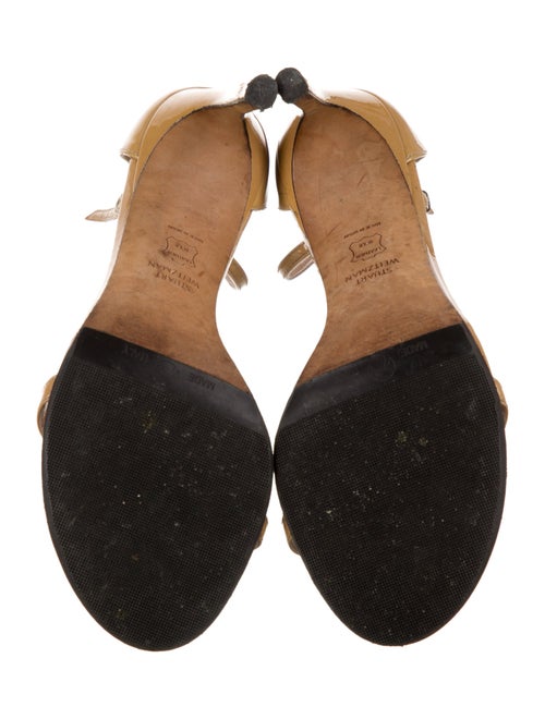 Stuart Weitzman Patent Leather Sandals