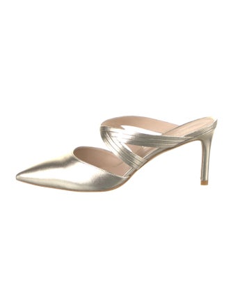 Stuart Weitzman Leather Mules