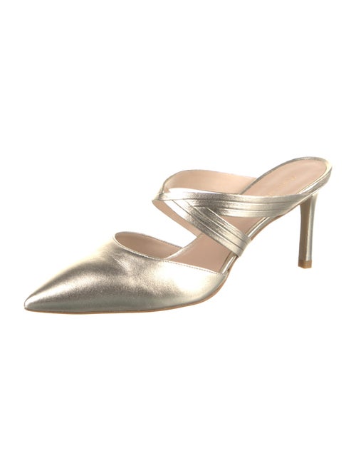 Stuart Weitzman Leather Mules