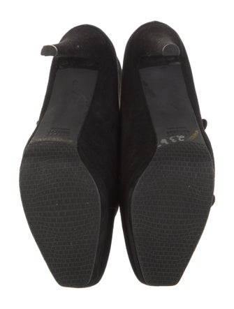 Stuart Weitzman Suede Animal Print Lace-Up Boots