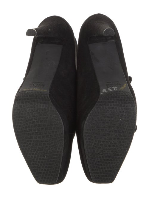 Stuart Weitzman Suede Animal Print Lace-Up Boots