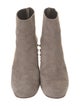 Stuart Weitzman Suede Beaded Accents Boots
