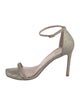 Stuart Weitzman Glitter Sandals