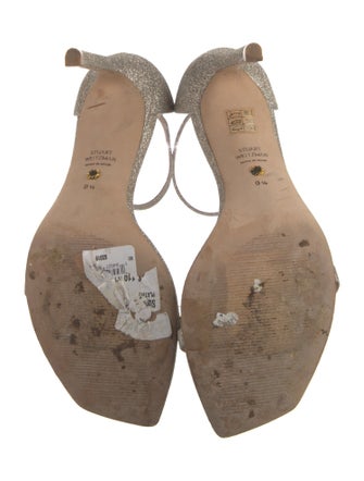 Stuart Weitzman Glitter Sandals