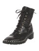 Stuart Weitzman Leather Combat Boots