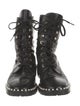 Stuart Weitzman Leather Combat Boots