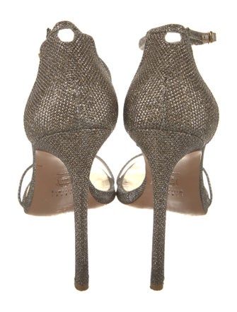 Stuart Weitzman Glitter Glitter Accents Sandals