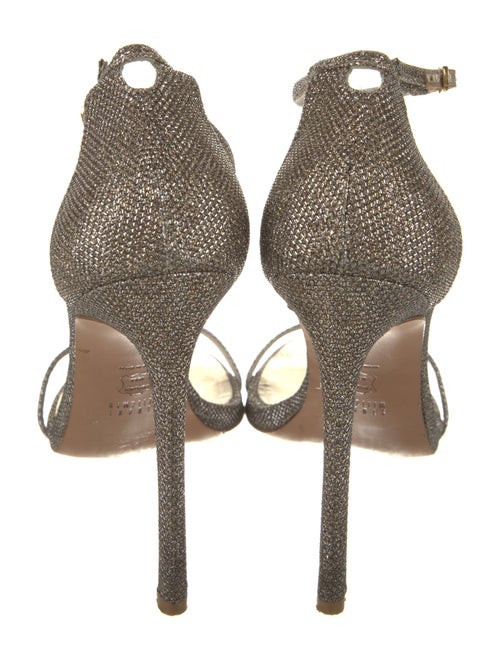 Stuart Weitzman Glitter Glitter Accents Sandals