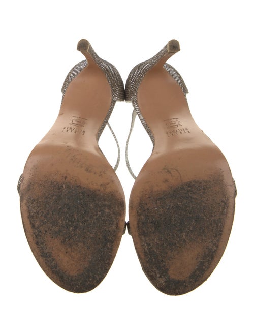 Stuart Weitzman Glitter Glitter Accents Sandals