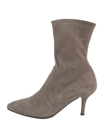 Stuart Weitzman Suede Sock Boots