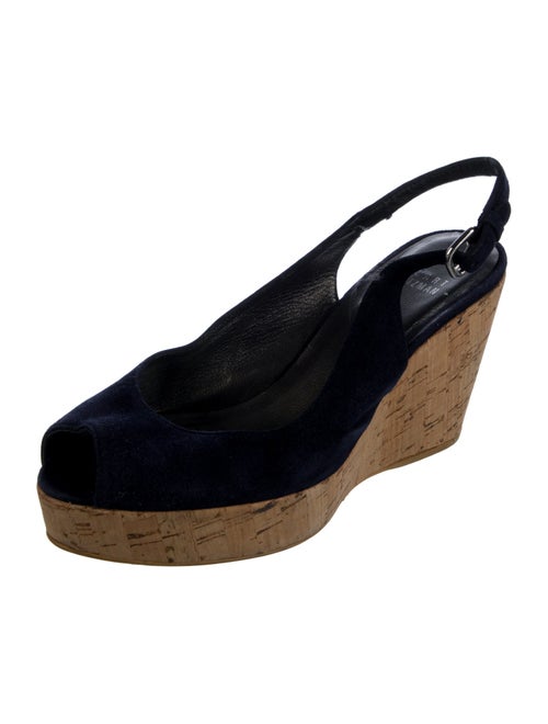 Stuart Weitzman Suede Slingback Pumps
