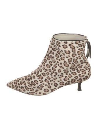 Stuart Weitzman Ponyhair Animal Print Boots